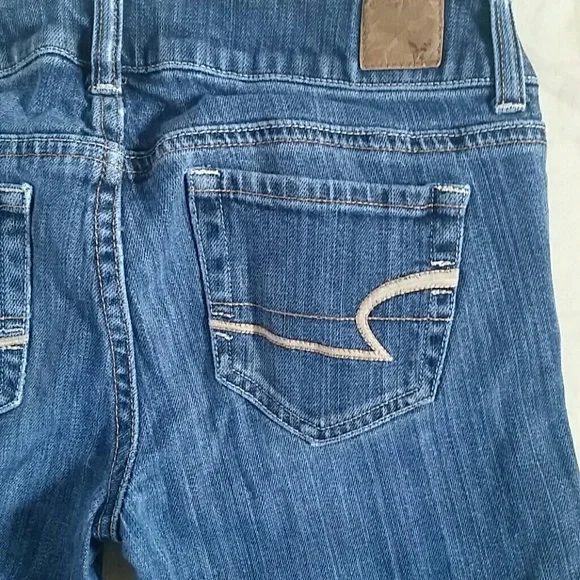 American Eagle Outfitters Women's Boot Cut Jeans - Blue - Picture 6 of 6
